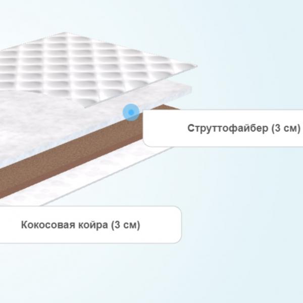 Тонкий матрас Promtex-Orient Strutto 3/Cocos 3