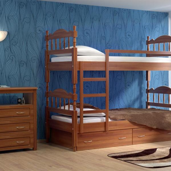 Двухъярусная кровать DreamLine Юниор 2 Ясень